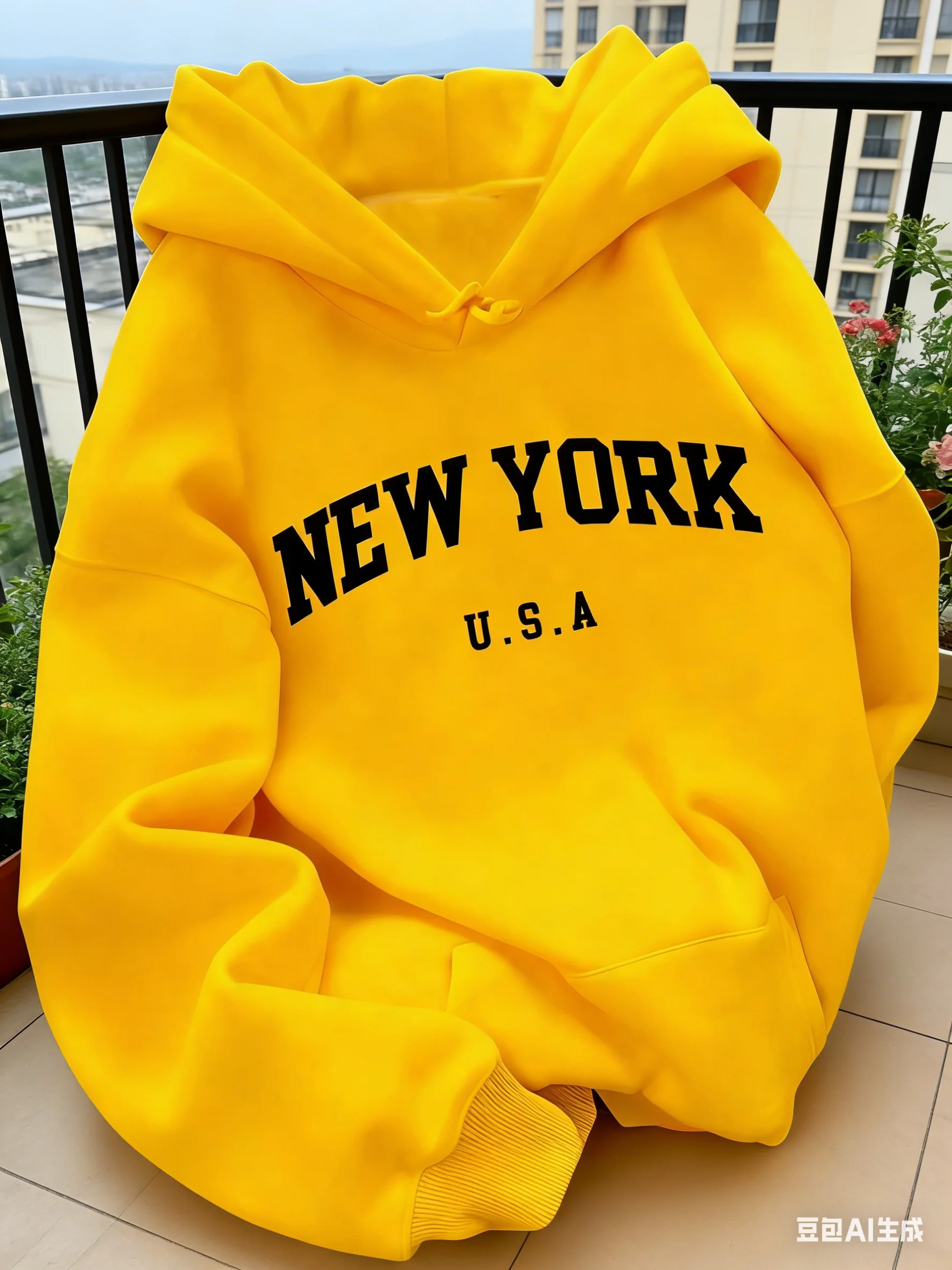 Street Fashion Of New York - เสื้อฮู้ดผู้หญิง สไตล์ลำลอง ตัวอักษร NEW YORK USA
