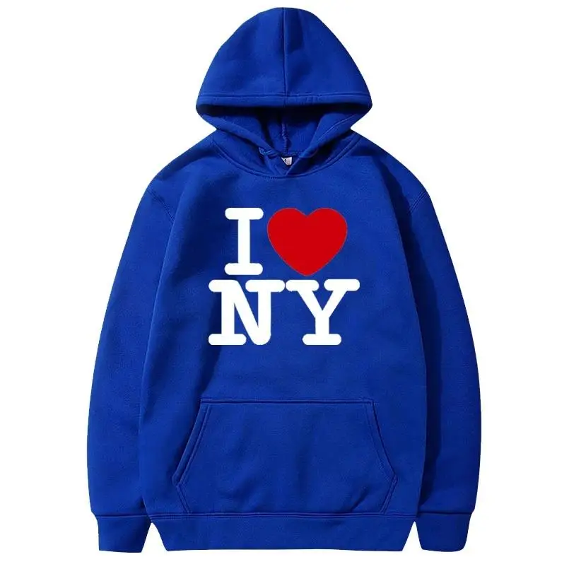 I Love New York พิมพ์ Hoodies  - Street Fashion Of New York บทวิจารณ์และราคา