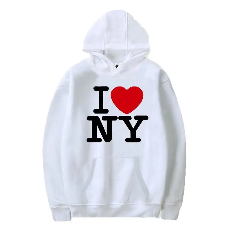 I Love New York พิมพ์ Hoodies  - Street Fashion Of New York บทวิจารณ์และราคา