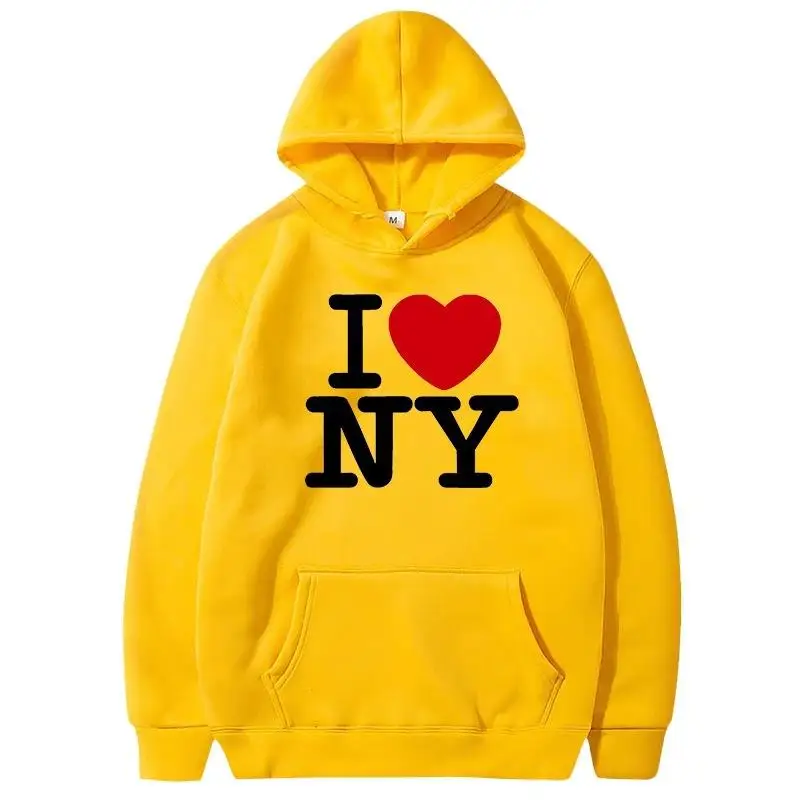 I Love New York พิมพ์ Hoodies  - Street Fashion Of New York บทวิจารณ์และราคา