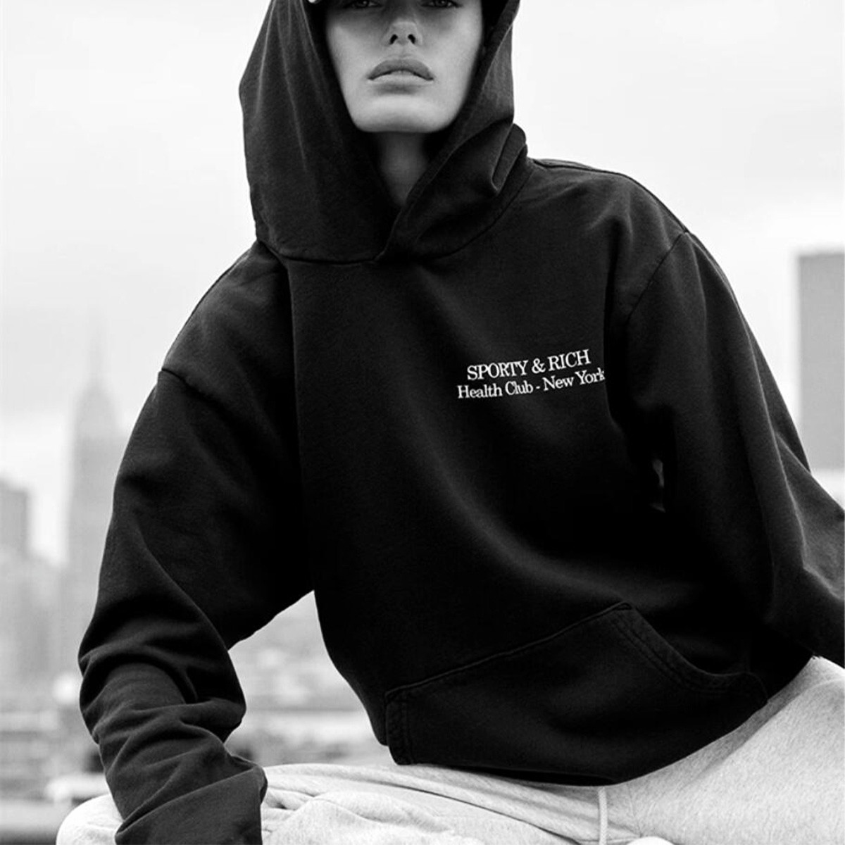 Health Club เสื้อมีฮู้ดโอเวอร์ - Street Fashion Of New York บทวิจารณ์และราคา