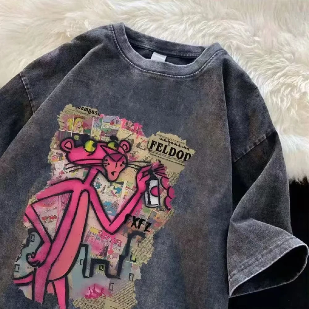 2025 ล้างน้ําVINTAGEเสื้อยืดผู - Street Fashion Trend 2025 บทวิจารณ์และราคา