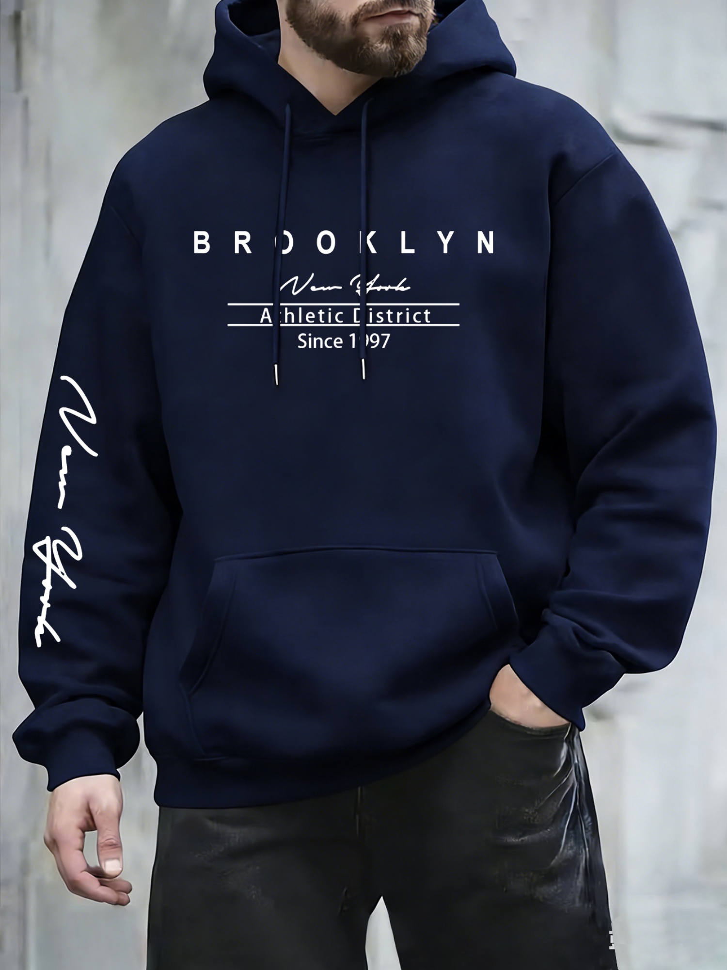 เสื้อฮู้ดดี้แฟชั่นผู้ชายสไตล์เ - Street Fashion Of New York บทวิจารณ์และราคา