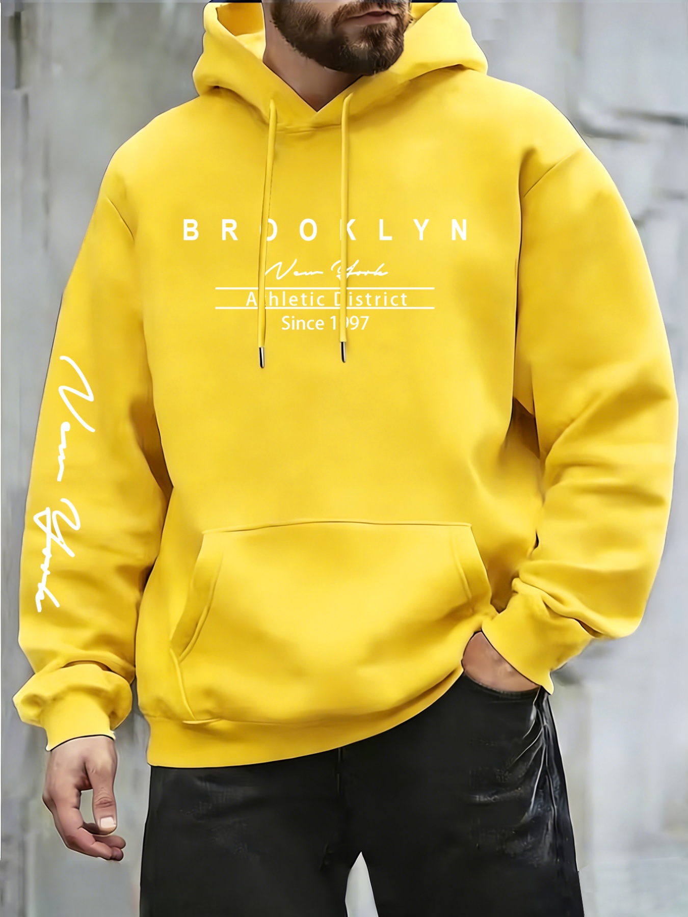 เสื้อฮู้ดดี้แฟชั่นผู้ชายสไตล์เ - Street Fashion Of New York บทวิจารณ์และราคา