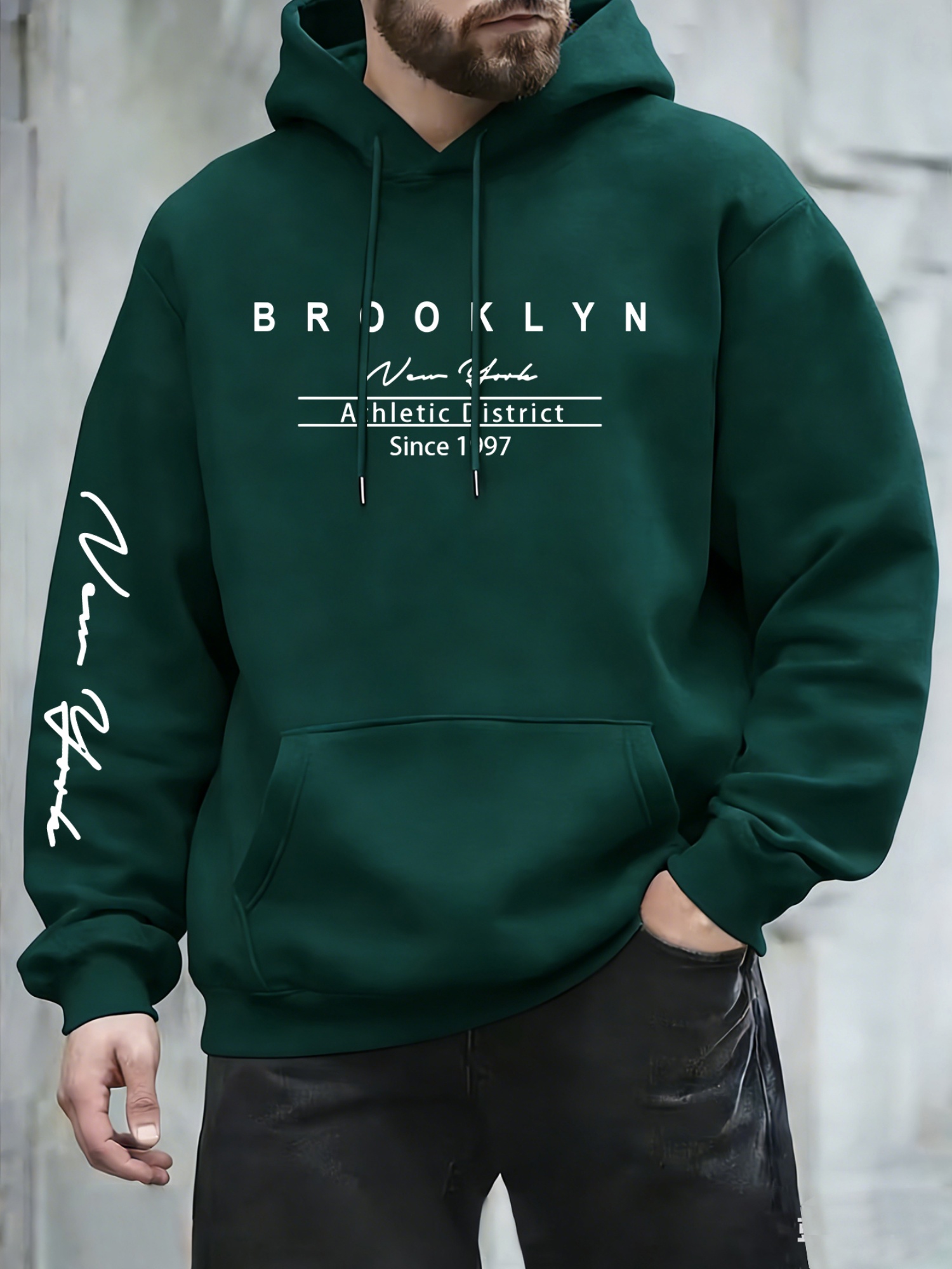 เสื้อฮู้ดดี้แฟชั่นผู้ชายสไตล์เ - Street Fashion Of New York บทวิจารณ์และราคา
