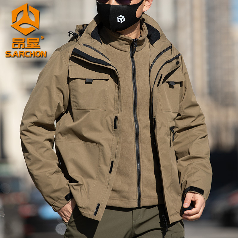 เสื้อแจ็คเก็ตทหารยุทธวิธี 3 in - Windbreak Shell Jacket บทวิจารณ์และราคา