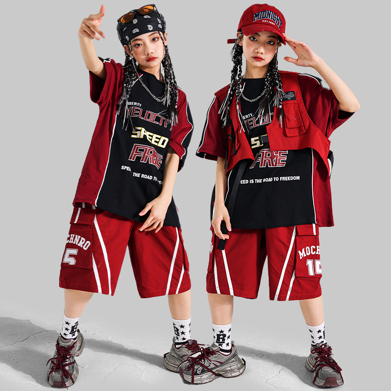 วัยรุ่นแฟชั่น Hiphop ชุดเต้นรํ - Girl Fashion Street บทวิจารณ์และราคา