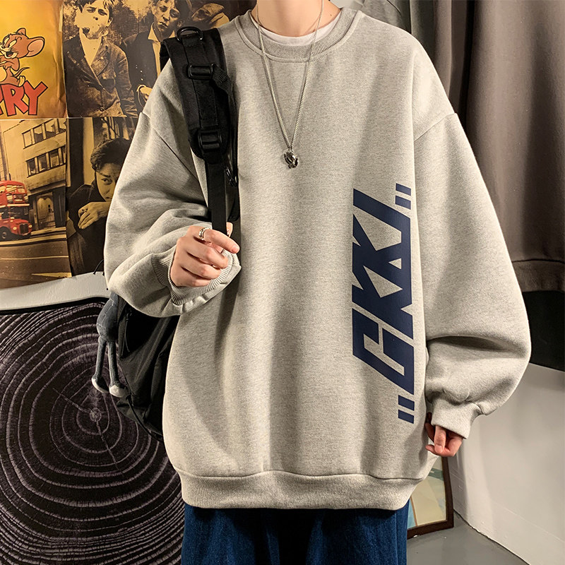 เสื้อฮู้ดแขนยาวคอกลมพิมพ์ลายด้ - Street Fashion Us บทวิจารณ์และราคา