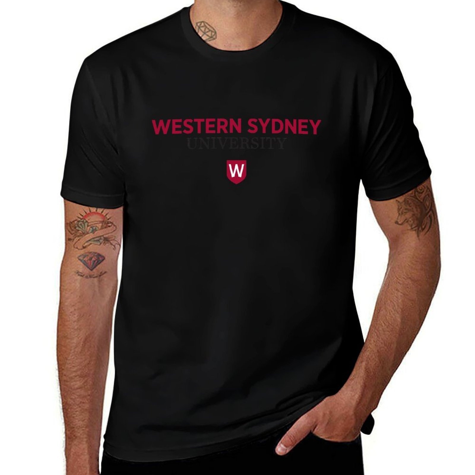 เสื้อยืดมหาวิทยาลัยเวสเทิร์นซิ - Street Fashion Sydney บทวิจารณ์และราคา