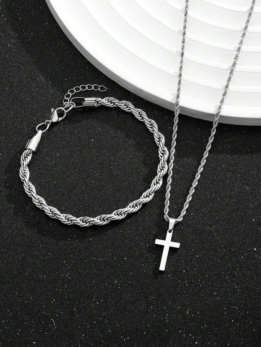 ชุดสร้อยคอและสร้อยข้อมือจี้รูป - Street Fashion Jewelry บทวิจารณ์และราคา