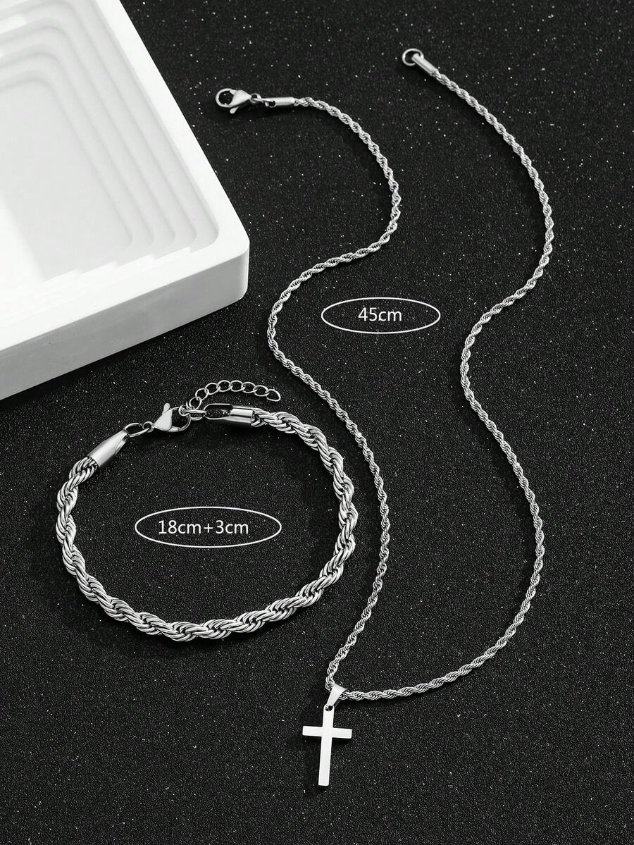 ชุดสร้อยคอและสร้อยข้อมือจี้รูป - Street Fashion Jewelry บทวิจารณ์และราคา
