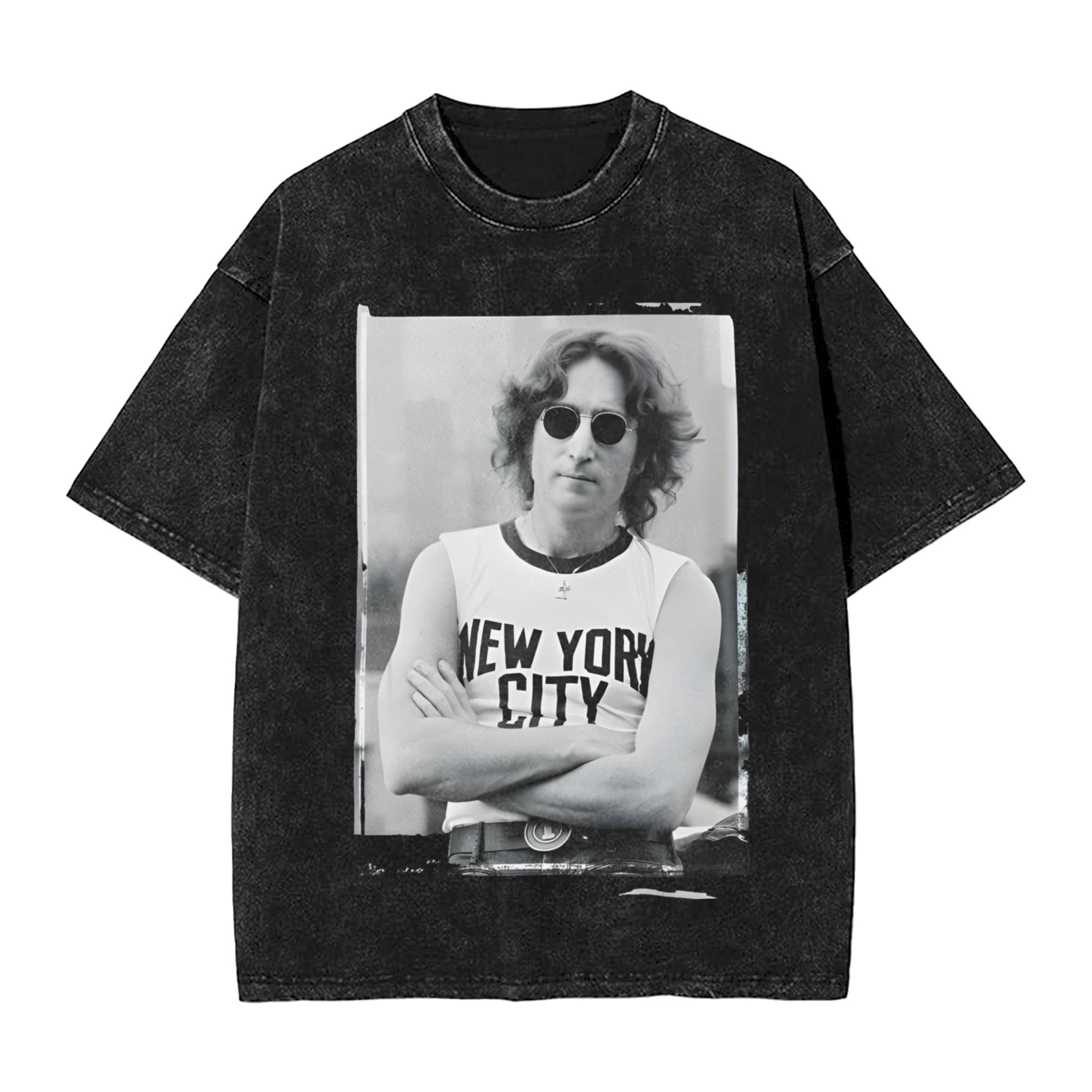 เสื้อยืดฮาราจูกุลายจอห์น เลนนอ - Street Fashion Of New York บทวิจารณ์และราคา