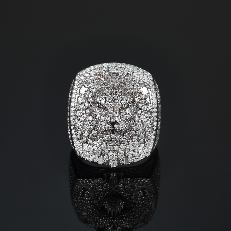 แหวนเพชรโมอิสซาไนต์สี D แบบเต็ - Street Fashion Jewelry บทวิจารณ์และราคา