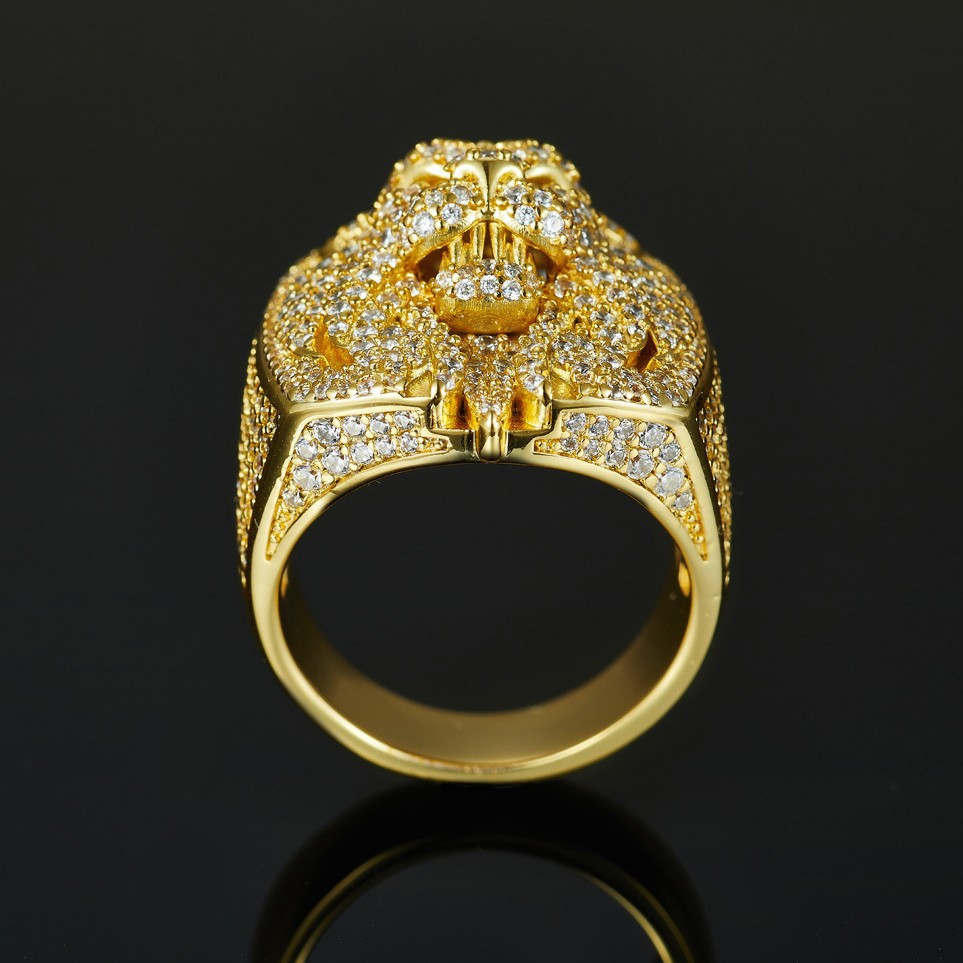 แหวนเพชรโมอิสซาไนต์สี D แบบเต็ - Street Fashion Jewelry บทวิจารณ์และราคา