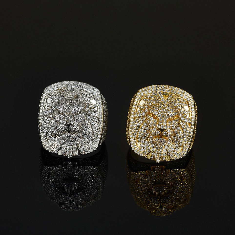 แหวนเพชรโมอิสซาไนต์สี D แบบเต็ - Street Fashion Jewelry บทวิจารณ์และราคา