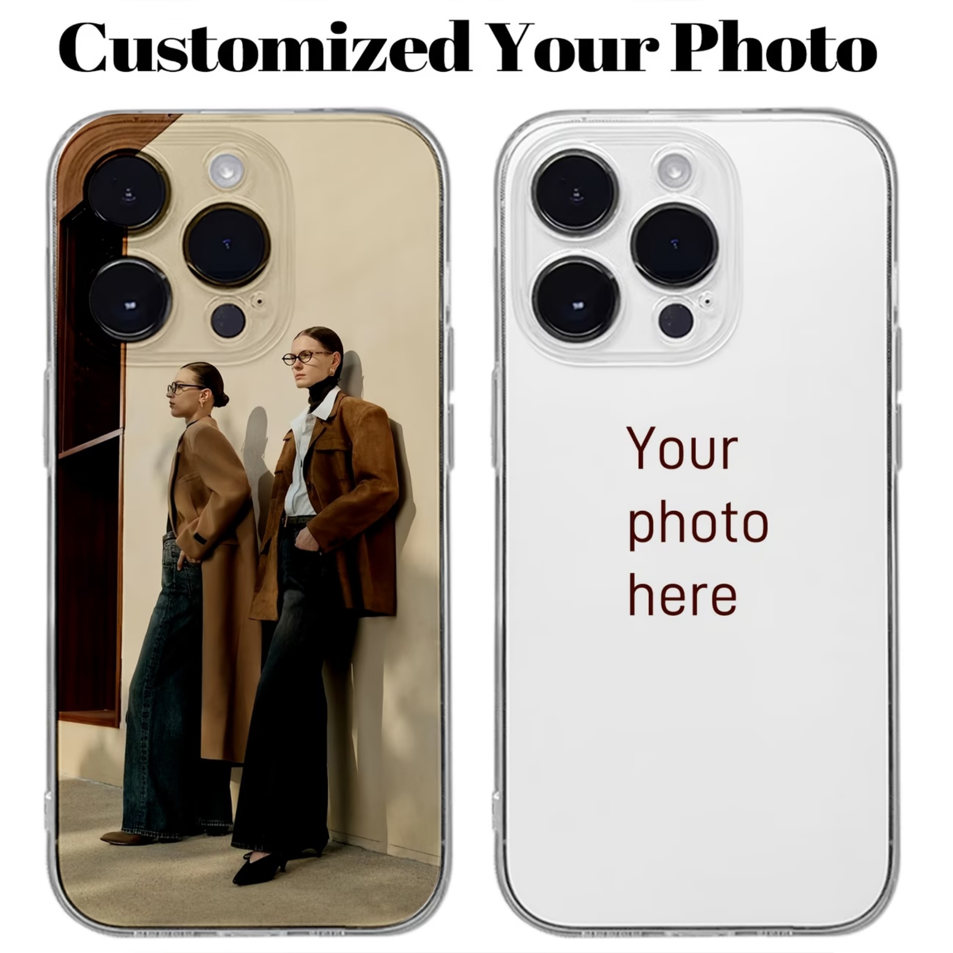 เคสใสแบบปรับแต่งได้ลายภาพถ่ายส - Street Fashion Us บทวิจารณ์และราคา