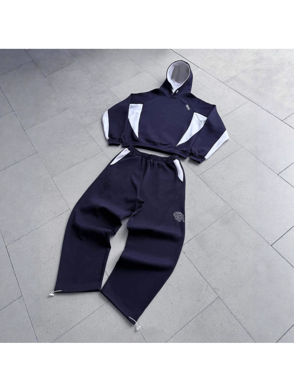 ชุดเสื้อฮู้ดและกางเกงสีสันสไตล - Street Fashion Hoodie บทวิจารณ์และราคา