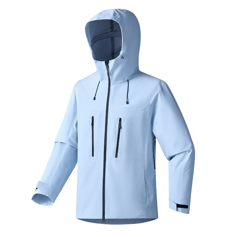 เสื้อแจ็คเก็ตมีฮู้ดแบบแข็งพร้อ - Windbreak Shell Jacket บทวิจารณ์และราคา