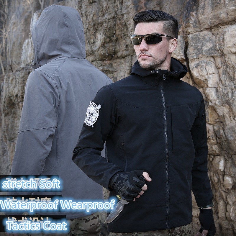 เสื้อโค้ทมีฮู้ดเนื้อนิ่มกันน้ำ - Windbreak Shell Jacket บทวิจารณ์และราคา