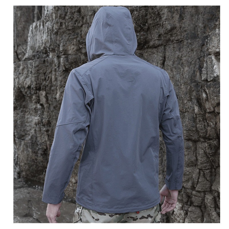 เสื้อโค้ทมีฮู้ดเนื้อนิ่มกันน้ำ - Windbreak Shell Jacket บทวิจารณ์และราคา