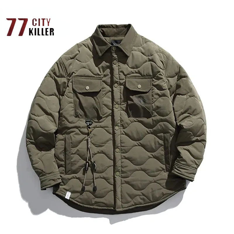 แจ็กเก็ตคอตตอนวินเทจสำหรับผู้ช - Street Fashion Erkek บทวิจารณ์และราคา