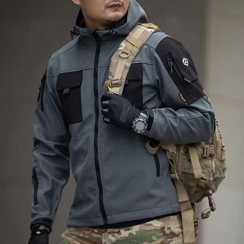TAD Shark Soft Shell ทหารเสื้อ - Windbreak Shell Jacket บทวิจารณ์และราคา