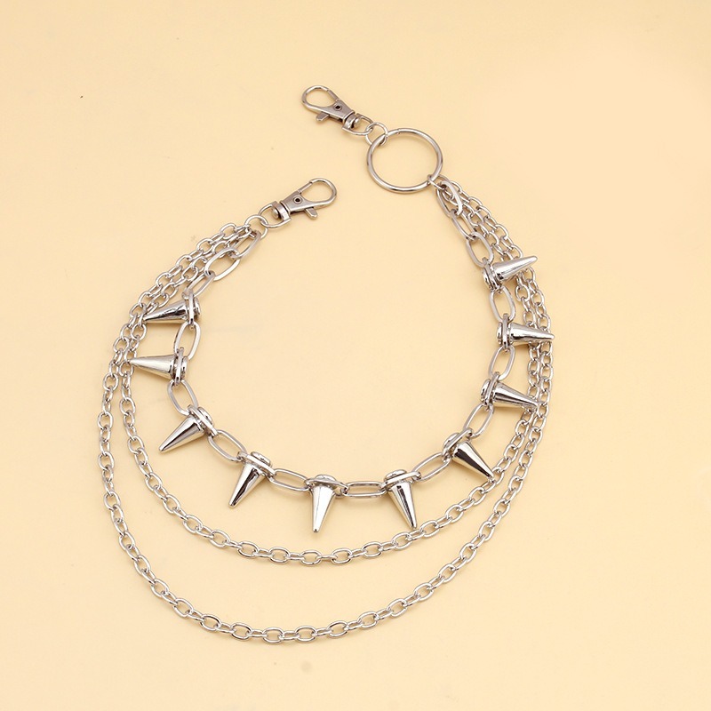 โซ่คาดเอวสไตล์ฮิปฮอป พังก์ร็อก - Street Fashion Jewelry บทวิจารณ์และราคา