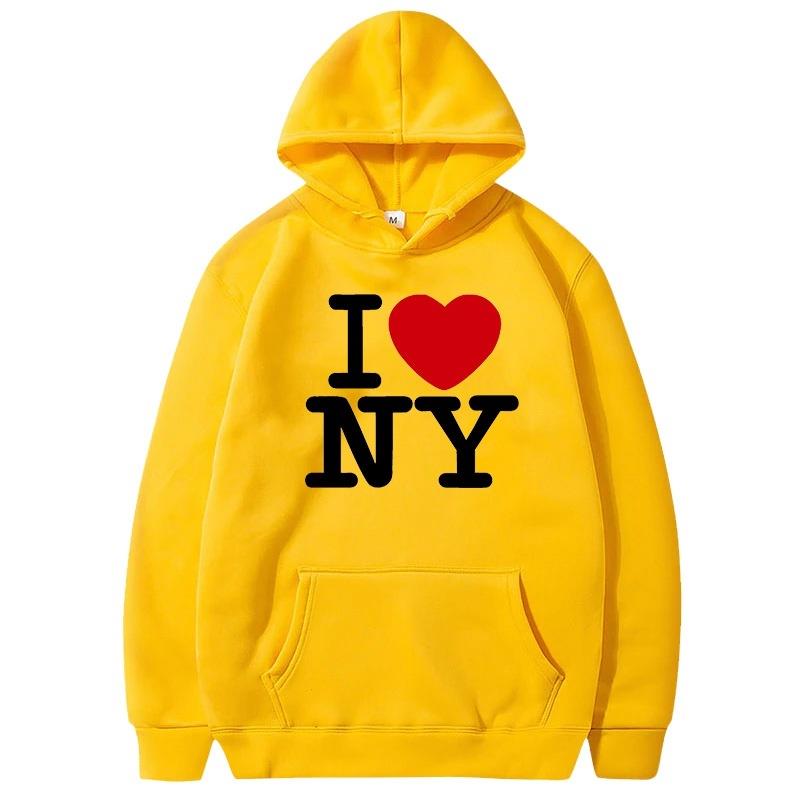 ฉันรักนิวยอร์ก เสื้อฮู้ดผู้ชาย - Street Fashion Of New York บทวิจารณ์และราคา