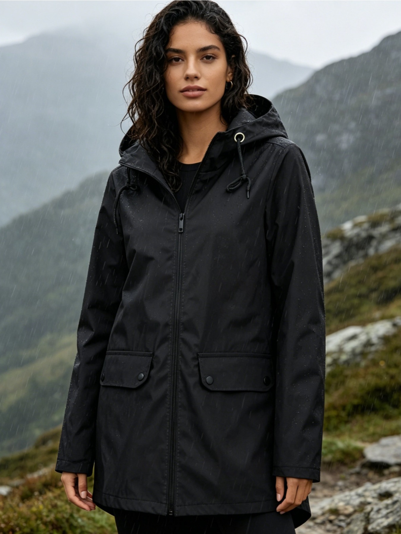 เสื้อกันฝนน้ำหนักเบาสำหรับผู้ห - Windbreak Shell Jacket บทวิจารณ์และราคา