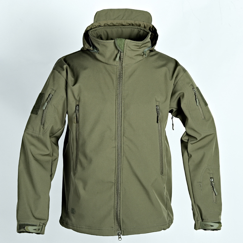 เสื้อแจ็คเก็ตผู้ชายแบบซอฟต์เชล - Windbreak Shell Jacket บทวิจารณ์และราคา