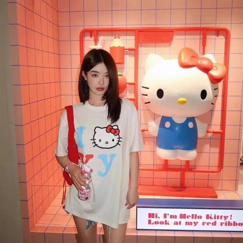เสื้อยืดแขนสั้นซานริโอ ซัมเมอร - Street Fashion Us บทวิจารณ์และราคา