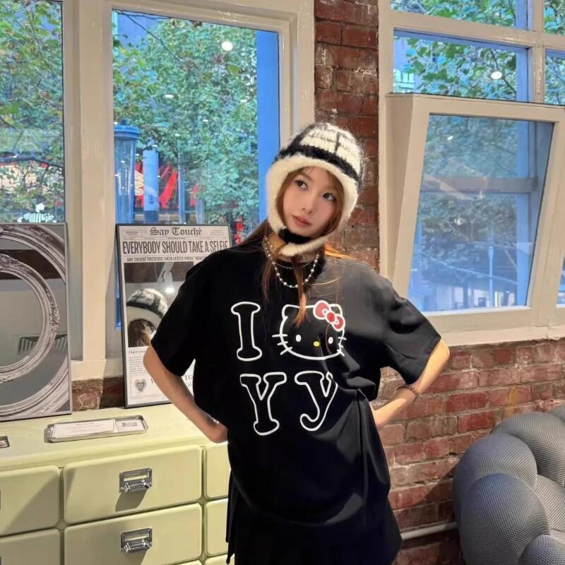 เสื้อยืดแขนสั้นซานริโอ ซัมเมอร - Street Fashion Us บทวิจารณ์และราคา