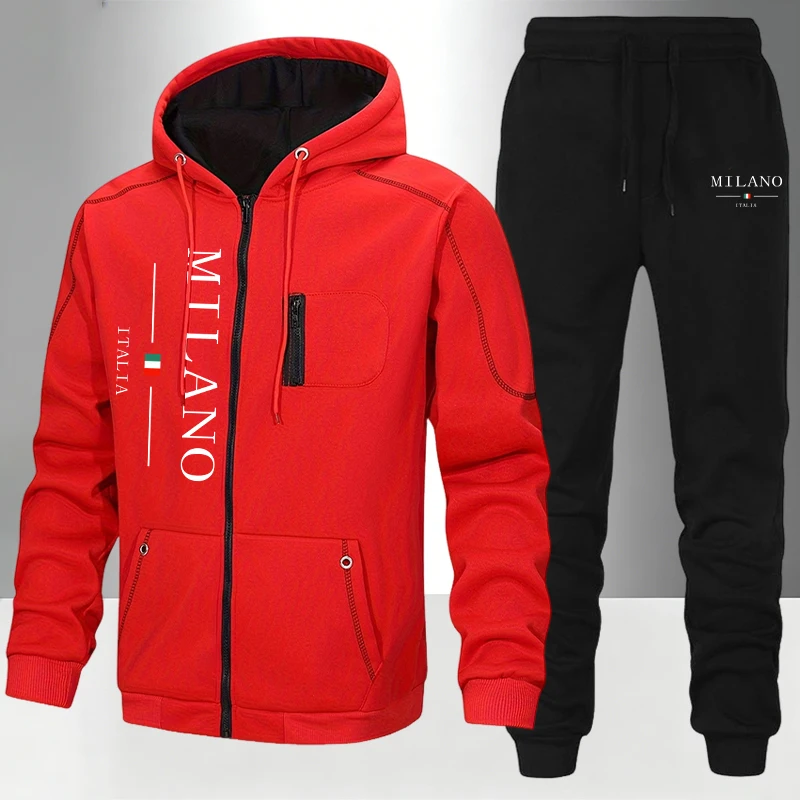 ชุดแฟชั่นผู้ชายสไตล์อิตาลี/เสื - Street Fashion Hoodie บทวิจารณ์และราคา