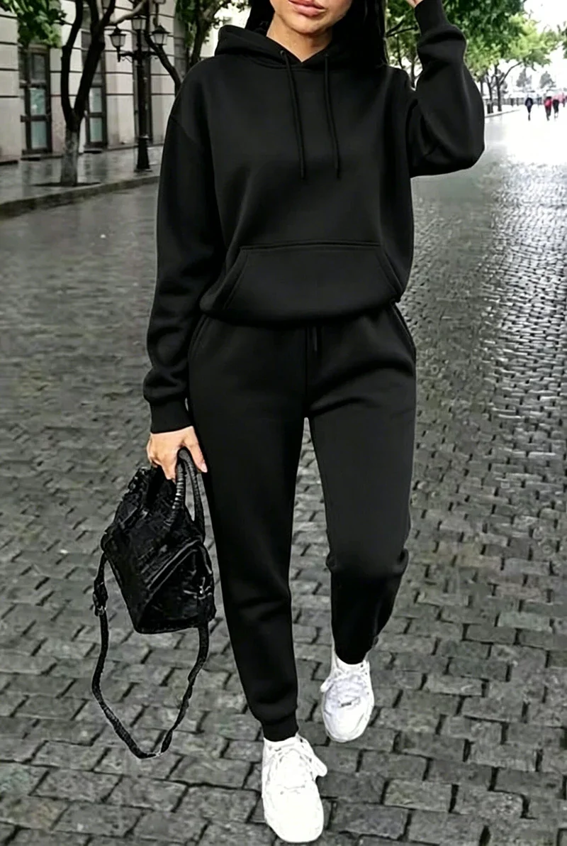 ชุดกีฬากลางแจ้งสำหรับผู้หญิง เ - Street Fashion Hoodie บทวิจารณ์และราคา