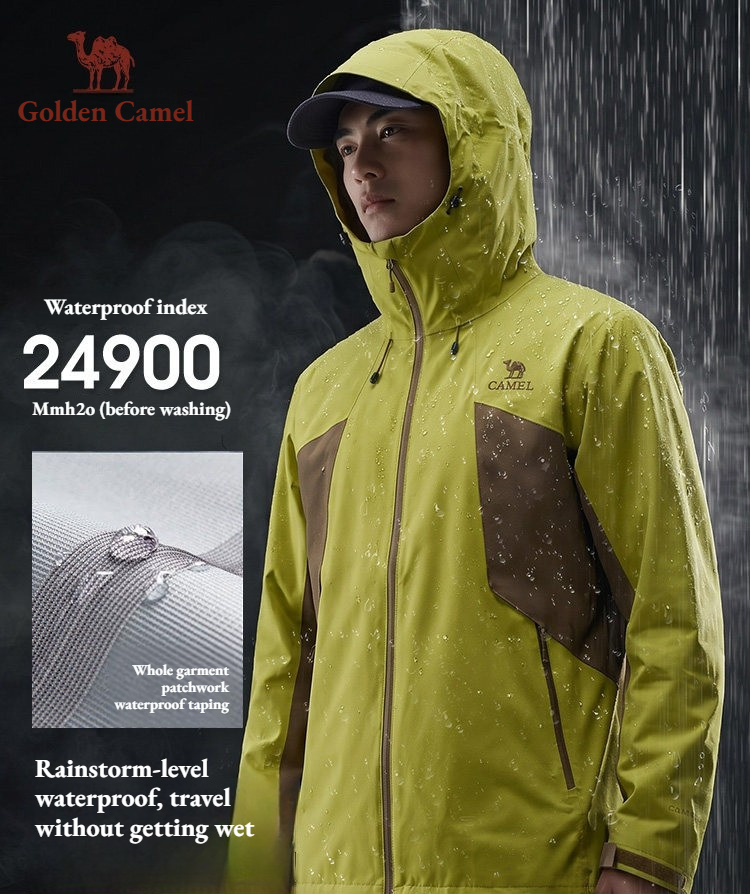 เสื้อแจ็คเก็ตกันน้ำสำหรับผู้ชา - Windbreak Shell Jacket บทวิจารณ์และราคา