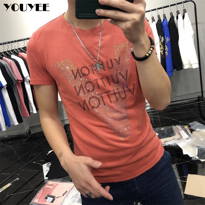 เสื้อยืดเสื้อผ้าผู้ชายผ้าฝ้าย  - Street Fashion Style Male บทวิจารณ์และราคา